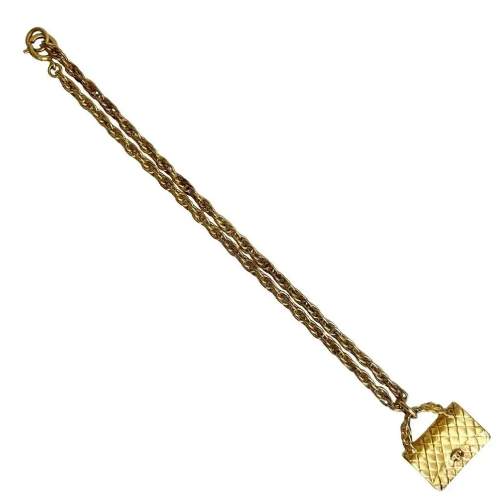 Chanel Matelasse Necklace Pendant Accessory